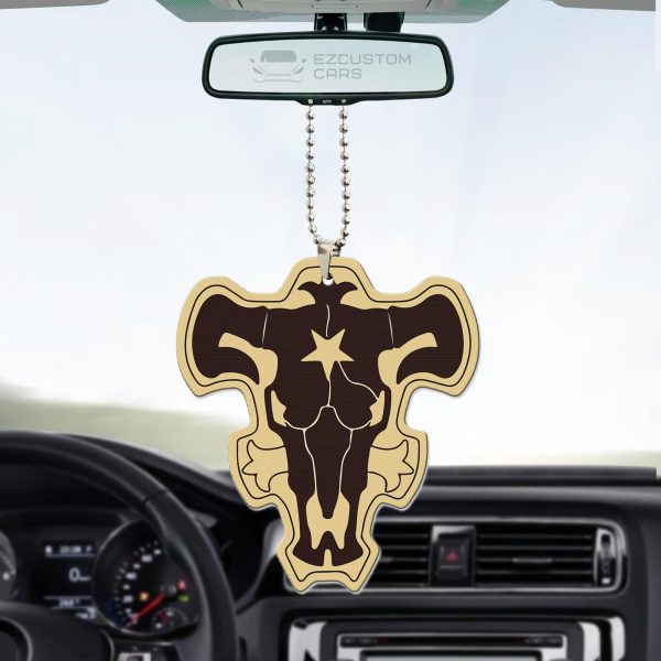 black bull symbols anime car ornament oucbr