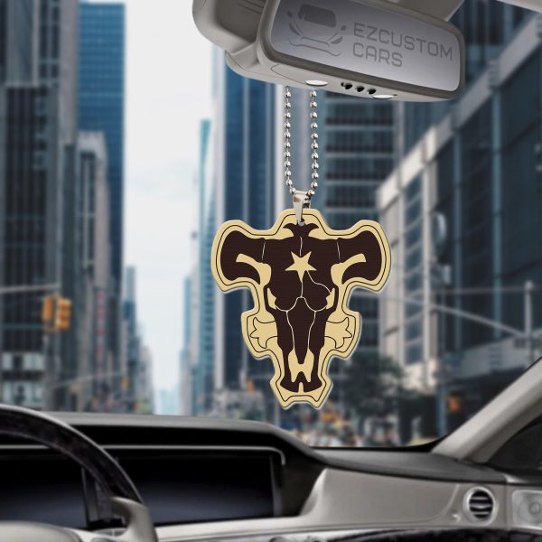 black bull symbols anime car ornament tayll
