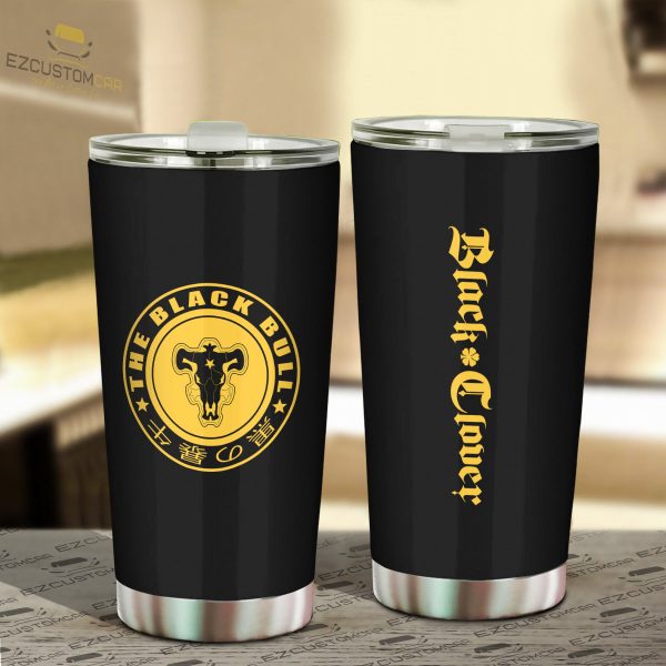 Black Bull Tumbler – Personalized Black Clover custom Travel Tumblers
