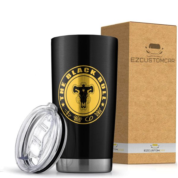 Black Bull Tumbler – Personalized Black Clover custom Travel Tumblers