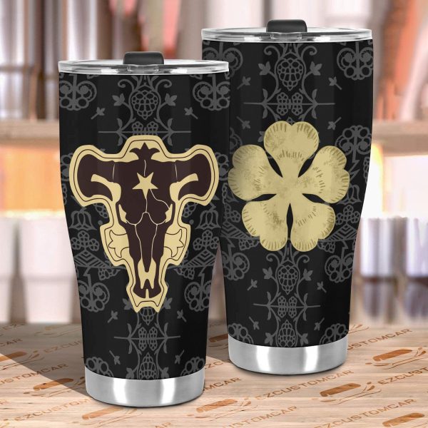 black bull tumbler custom black clover anime car accessories raxhc