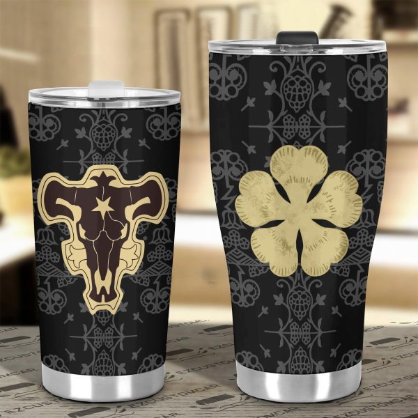 black bull tumbler custom black clover anime car accessories zsivz