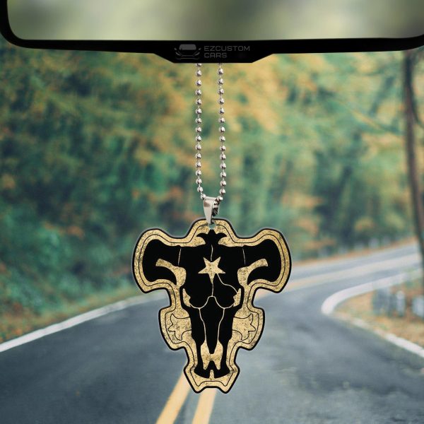 black clover car accessories anime car ornament black clover symbol 7iguv