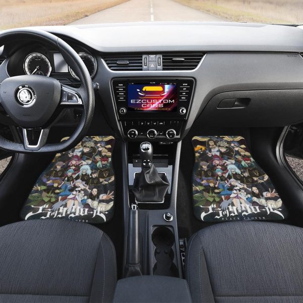 black clover car floor mats mivoc