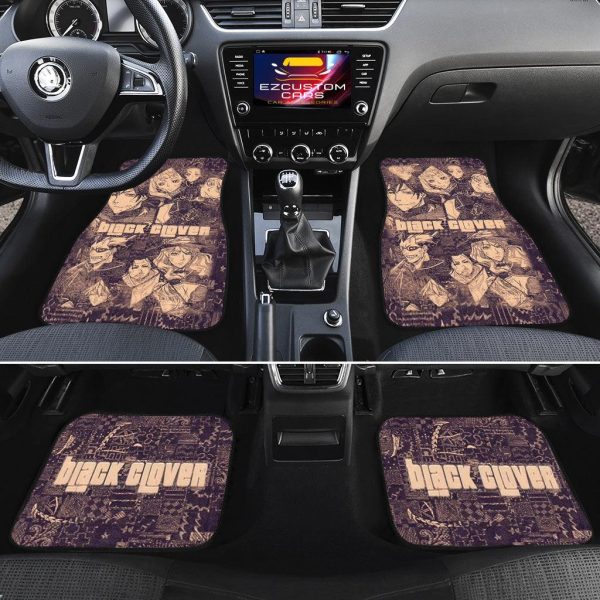 black clover car floor mats mix manga abdx3