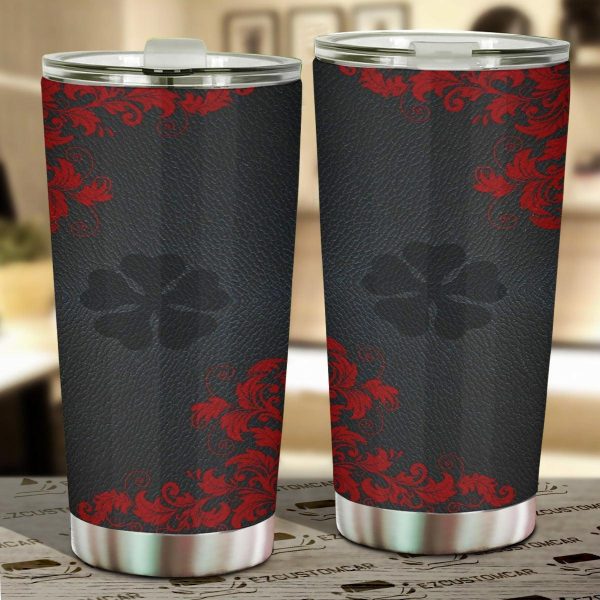 Main Character Car Tumbler Cup Custom Black Clover Anime Car Accessories