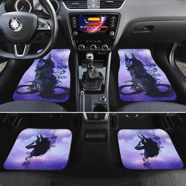 black fox mythical creatures car floor mats custom mythical creatures car accessories retxg