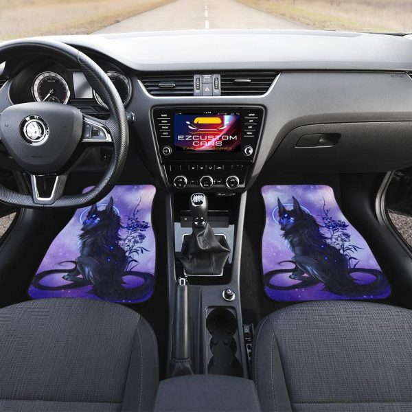 black fox mythical creatures car floor mats custom mythical creatures car accessories uwdux