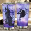 Black Fox Mythical Creatures Car Tumbler Cup Custom Mythical Creatures Car Accessories