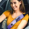 Black Fox Mythical Creatures Seat Belt Covers Custom Mythical Creatures Car Accessories
