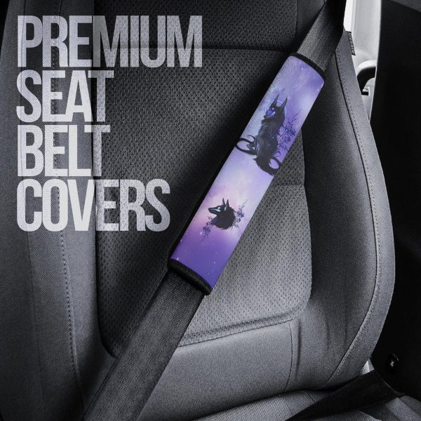 black fox mythical creatures seat belt covers custom mythical creatures car accessories nwnqm