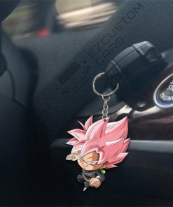 black goku keychains custom anime dragon ball car accessories 0lpx4