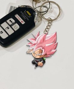 black goku keychains custom anime dragon ball car accessories mmrsk