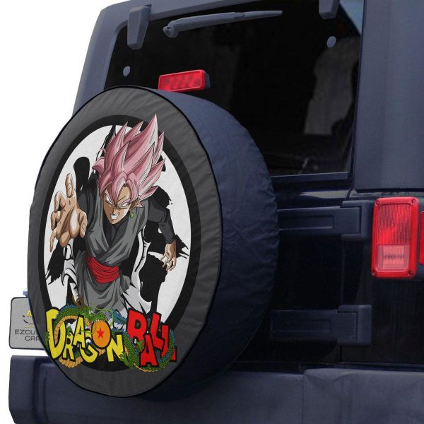black goku spare tire cover custom dragon ball anime car accessories na5r7