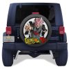 Black Goku Spare Tire Cover Custom Dragon Ball Anime Car Accessories