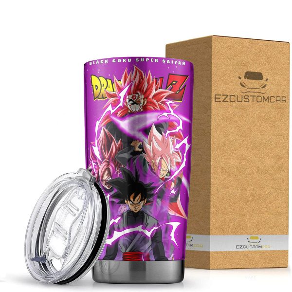 Black Goku Travel Mug – Ideal Tumbler for Your Dragon Ball Collections