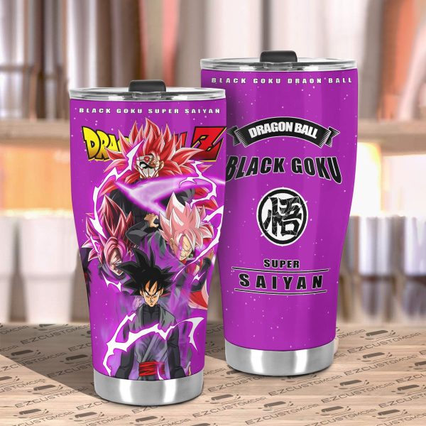 black goku travel mug ideal tumbler for your dragon ball collections woa2k