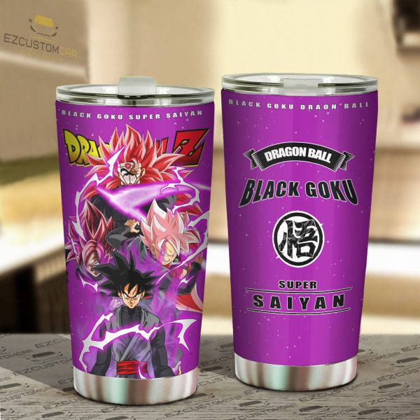 Black Goku Travel Mug – Ideal Tumbler for Your Dragon Ball Collections