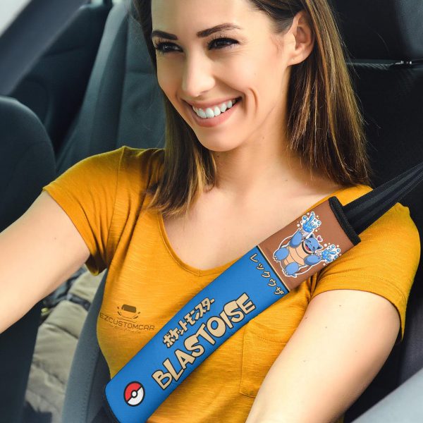 Blastoise Seat Belt cover – Custom Pokemon Gift Car Accessories