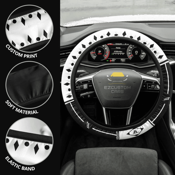 Bleach Fifth Division Symbols Anime Steering Wheel Cover Anime Car Accessories