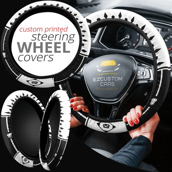 bleach fourth division symbols anime steering wheel cover custom anime car accessories m2c0h