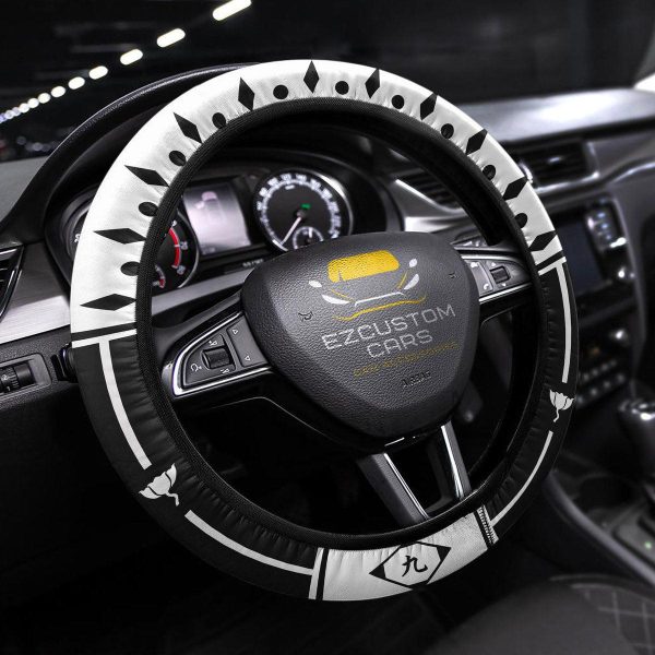 Bleach Ninth Division Symbols Anime Steering Wheel Cover Custom Anime Car Accessories