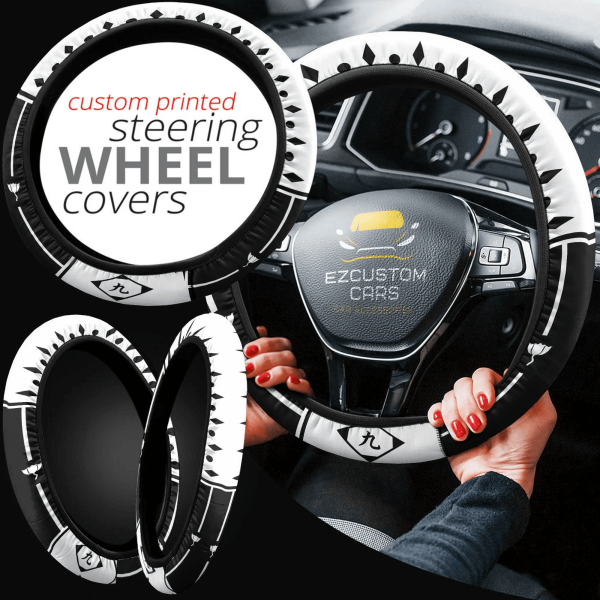 bleach ninth division symbols anime steering wheel cover custom anime car accessories rklxk