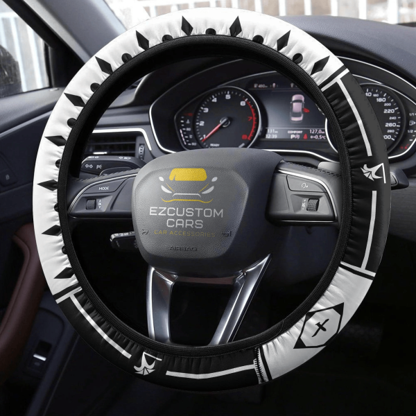bleach tenth division symbols car accessories anime steering wheel cover p2uvd