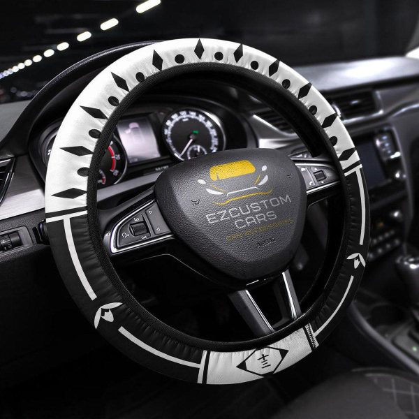 Bleach Thirteenth Division Symbols Anime Steering Wheel Cover Custom Anime Car Accessories