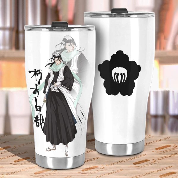bleach tumbler anime cup car accessories byakuya mikbu