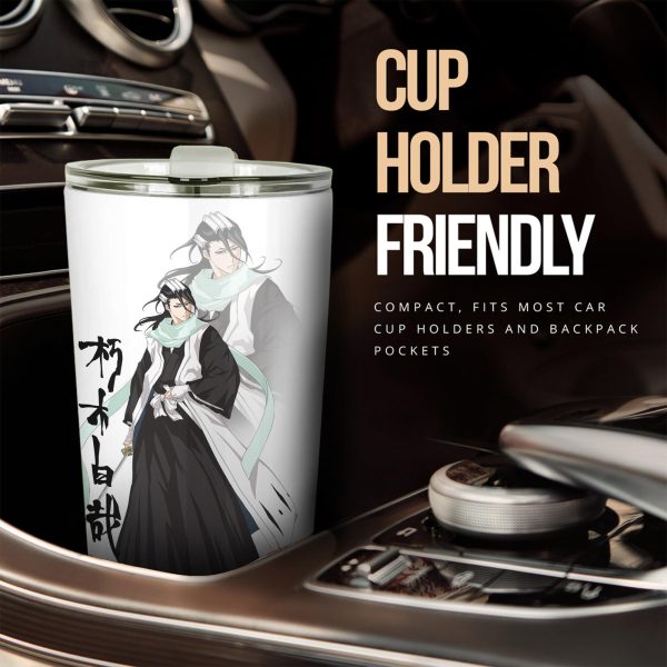 bleach tumbler anime cup car accessories byakuya qx7tu