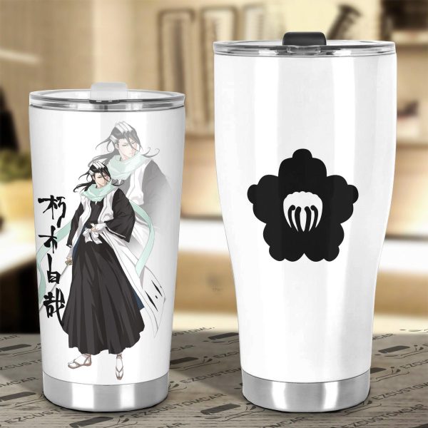 bleach tumbler anime cup car accessories byakuya xat6i
