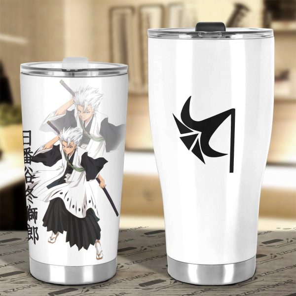 bleach tumbler anime cup car accessories toshiro 05j8l