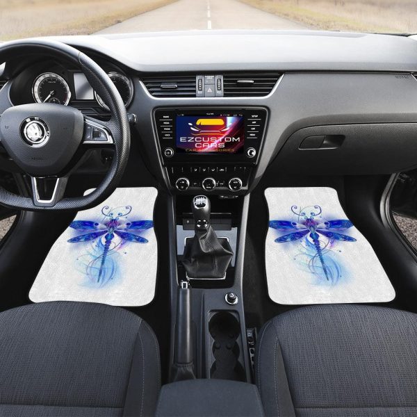 blue dragonfly car floor mats custom dragonfly car accessories a6fpf