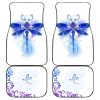 Blue Dragonfly Car Floor Mats Custom Dragonfly Car Accessories
