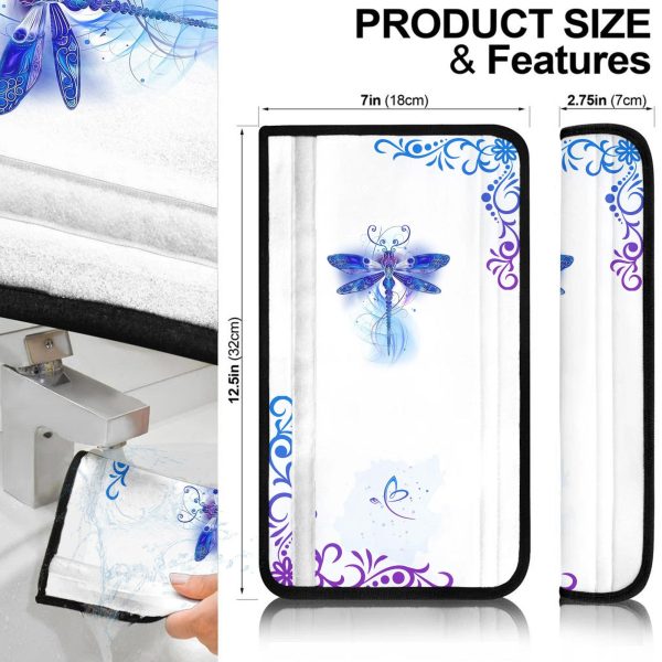 blue dragonfly seat belt covers custom dragonfly car accessories ntwl3