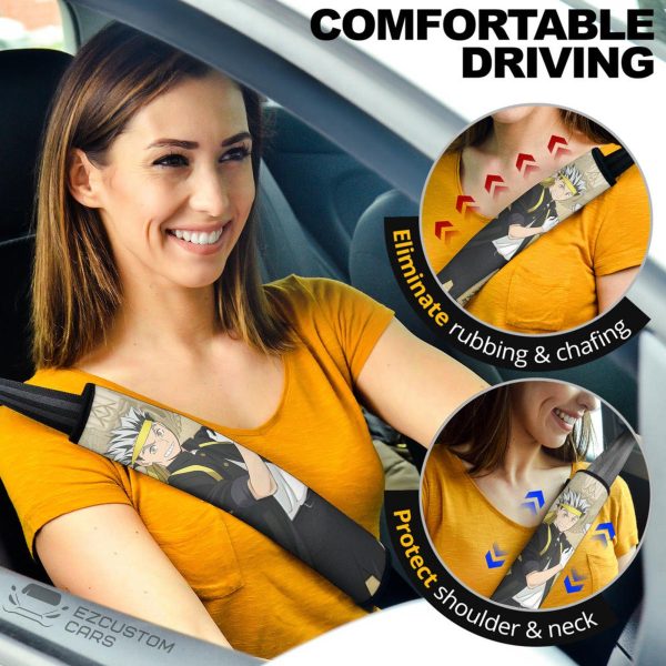 Bokuto And Keiji Akaashi Seat Belt Covers Custom Haikyuu Anime Car Accessories