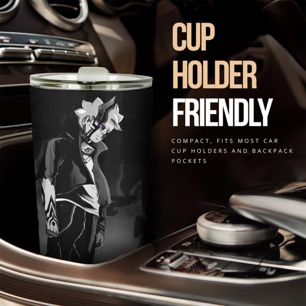 boruto car tumblers cup custom boruto black and white anime car accessories janot