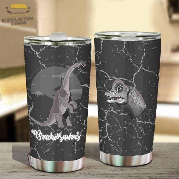 brachiosaurus car tumbler cup custom dinosaur car accessories lj24a