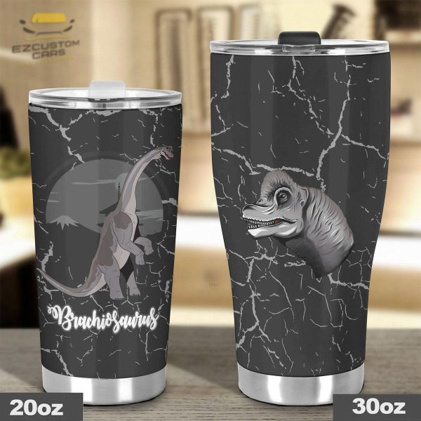 brachiosaurus car tumbler cup custom dinosaur car accessories qoqs6