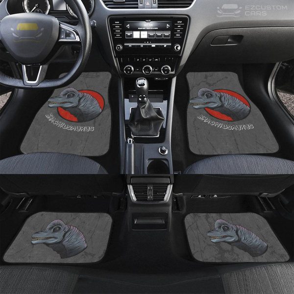 Cute Brachiosaurus Dinosaur Pattern Car Floor Mats Custom Animal Car Accessories