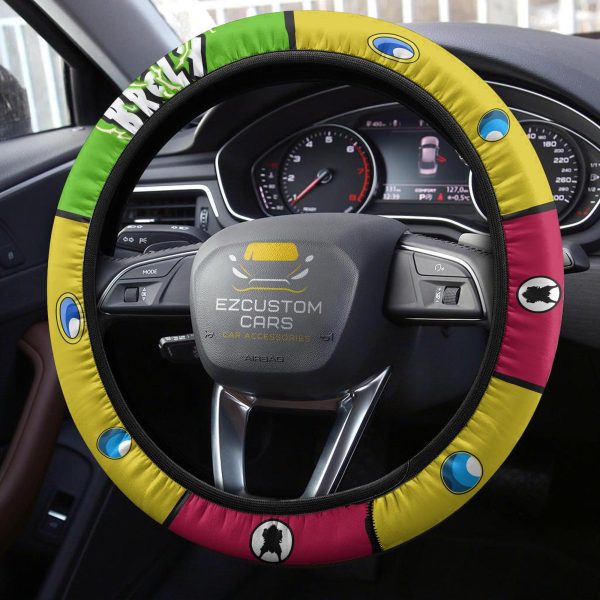 broly anime steering wheel cover custom dragon ball anime car accessories adomp
