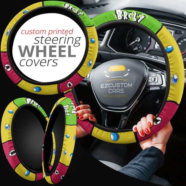broly anime steering wheel cover custom dragon ball anime car accessories trf9n