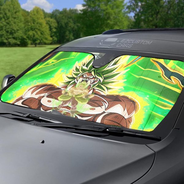 broly dragon ball super car sun shade custom anime car accessories cfkyg