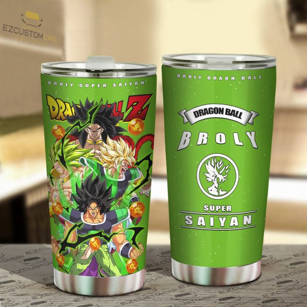 Broly Travel Mug – Ideal Tumbler for Your Dragon Ball Collections
