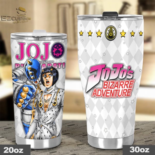 bruno bucciarati tumbler personalized jjba custom travel tumblers 61r6m