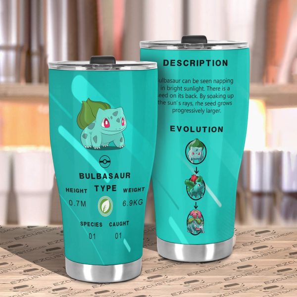 bulbasaur travel mug gift idea for pokemon fans jxwce