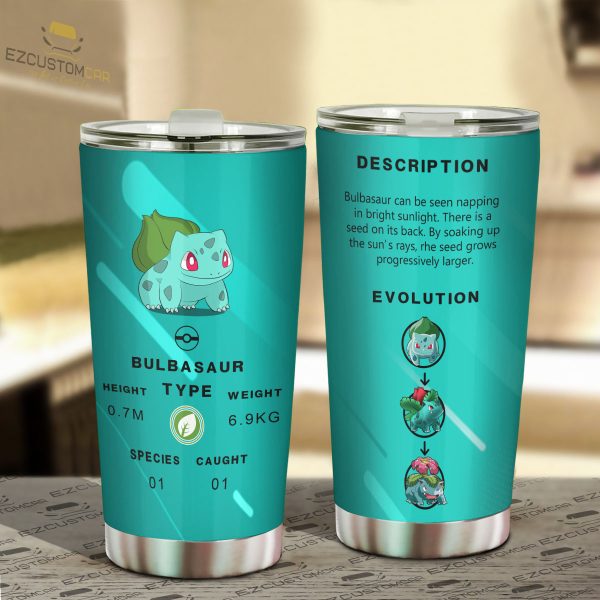 bulbasaur travel mug gift idea for pokemon fans snhfc