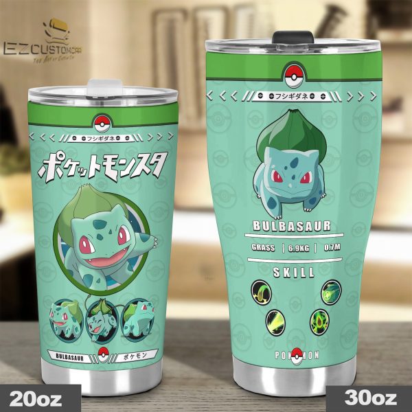 bulbasaur travel mug ideal tumbler for your pokemon collections 6vyjh