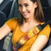 Burning Lion Seat Belt Covers Custom Lion Car Accessories